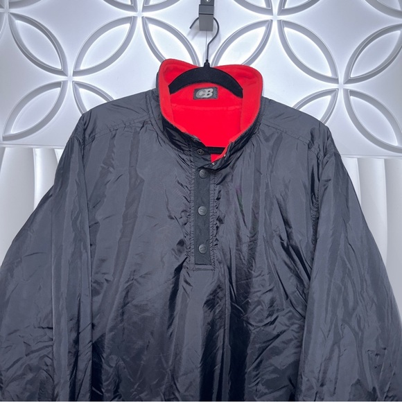CB Fleece Lined Waterproof Reversible Pull Over Jacket - Picture 6 of 7